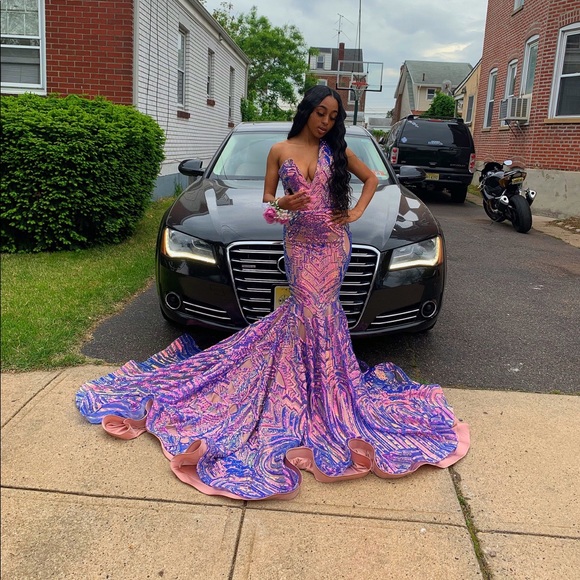 PROM DRESS f/s custom made perfect condition